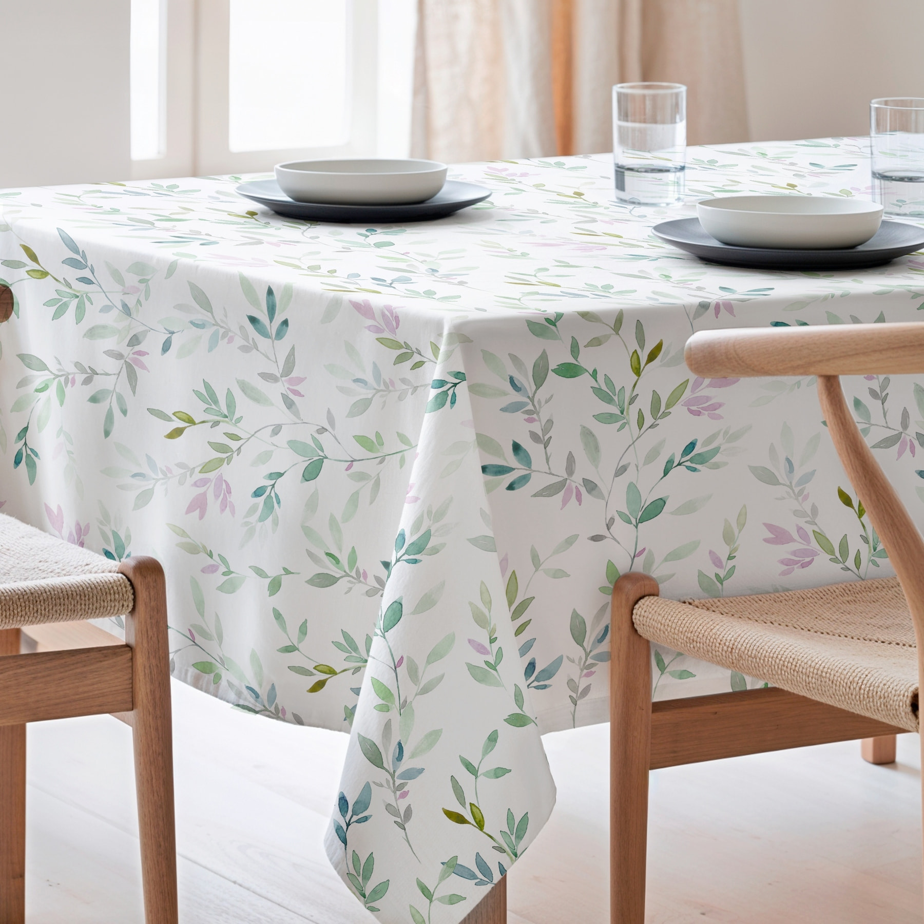 Nappe imprimée anti-tâches MIKA EAU