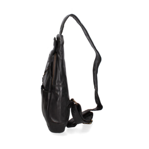 Marsupio uomo in vera pelle - Modello Erevan Elite - Casual - 21.0 x 32.0 x 5.0 cm