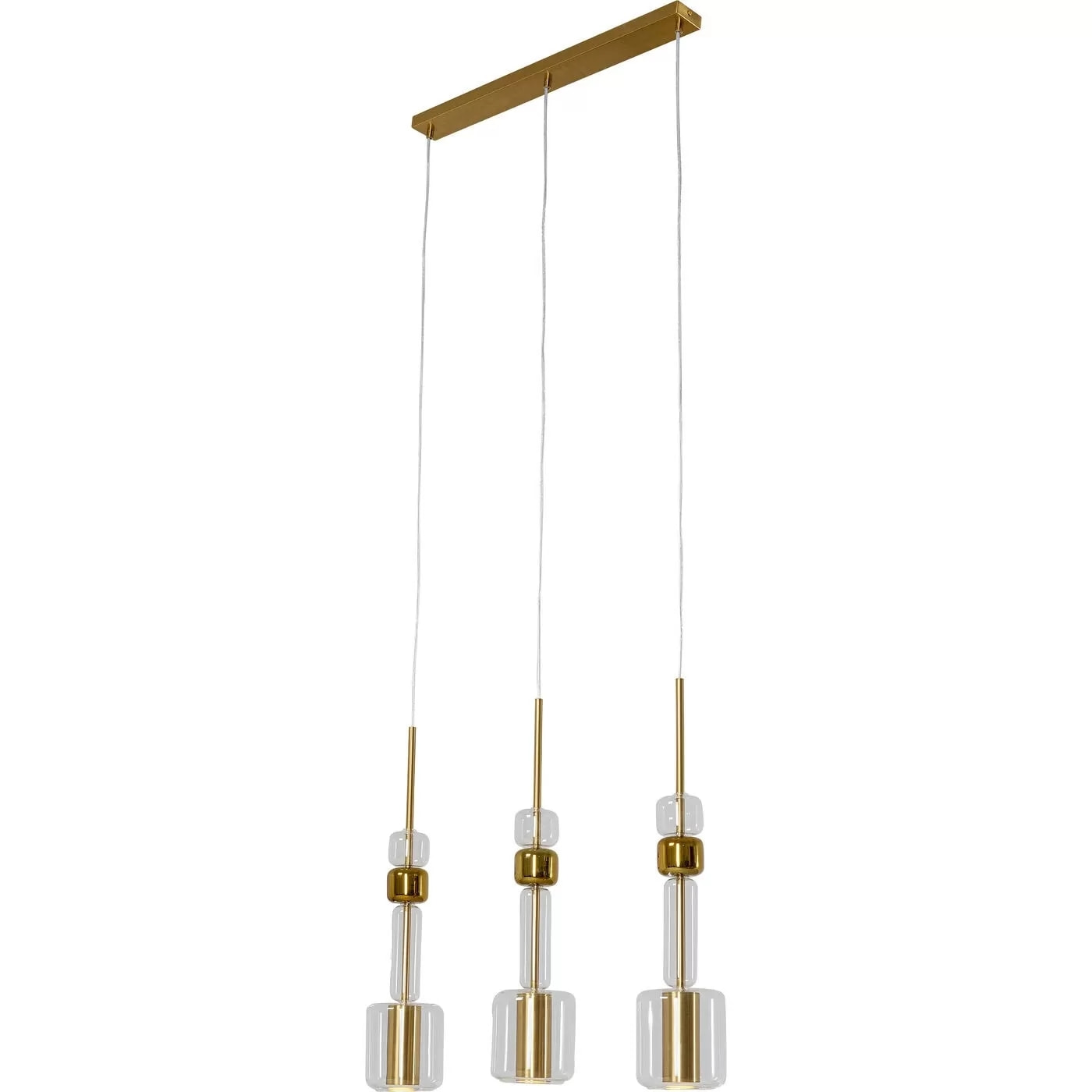 Suspension Candy Bar dorée 70cm Kare Design