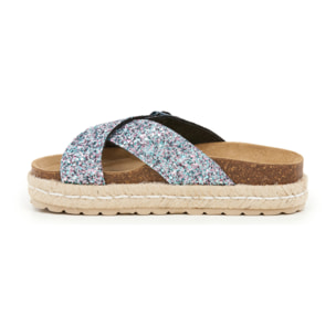 SANDALO CON ZEPPA BILLOWY BLU