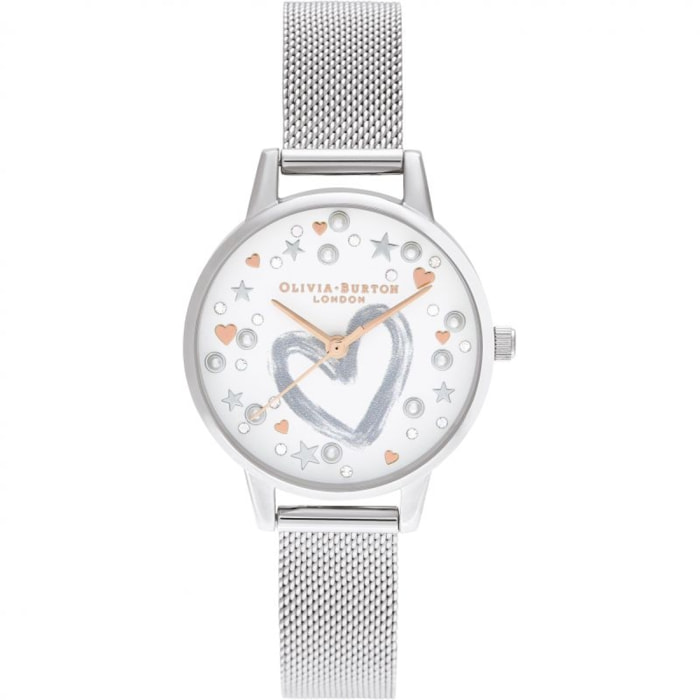 Reloj Olivia Burton OB16LH12 Mujer Analogico Cuarzo con Correa de Acero