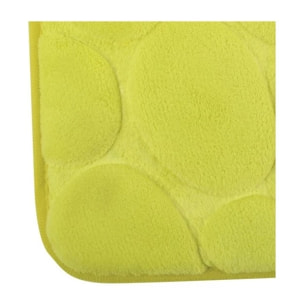 Tapis de bain Microfibre PEBBLE 50x80cm Vert Anis MSV