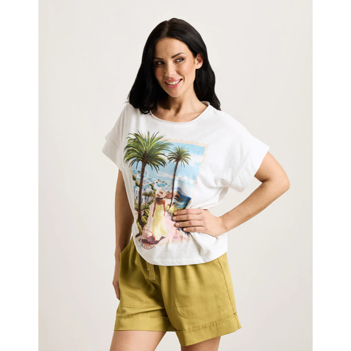 Camiseta Manga Corta Blanco - Londry