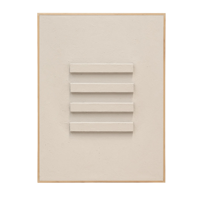 Cuadro beige decorativo sobre algodón con bastidor de madera pintado artesanalmente con pintura al óleo de varias medidas