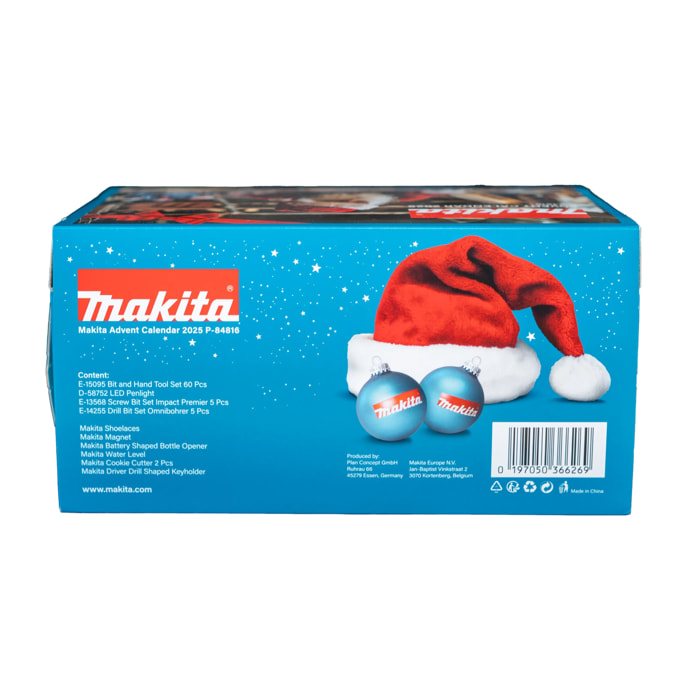 Calendrier de l'Avent 2025 édition limitée - MAKITA - P-84816