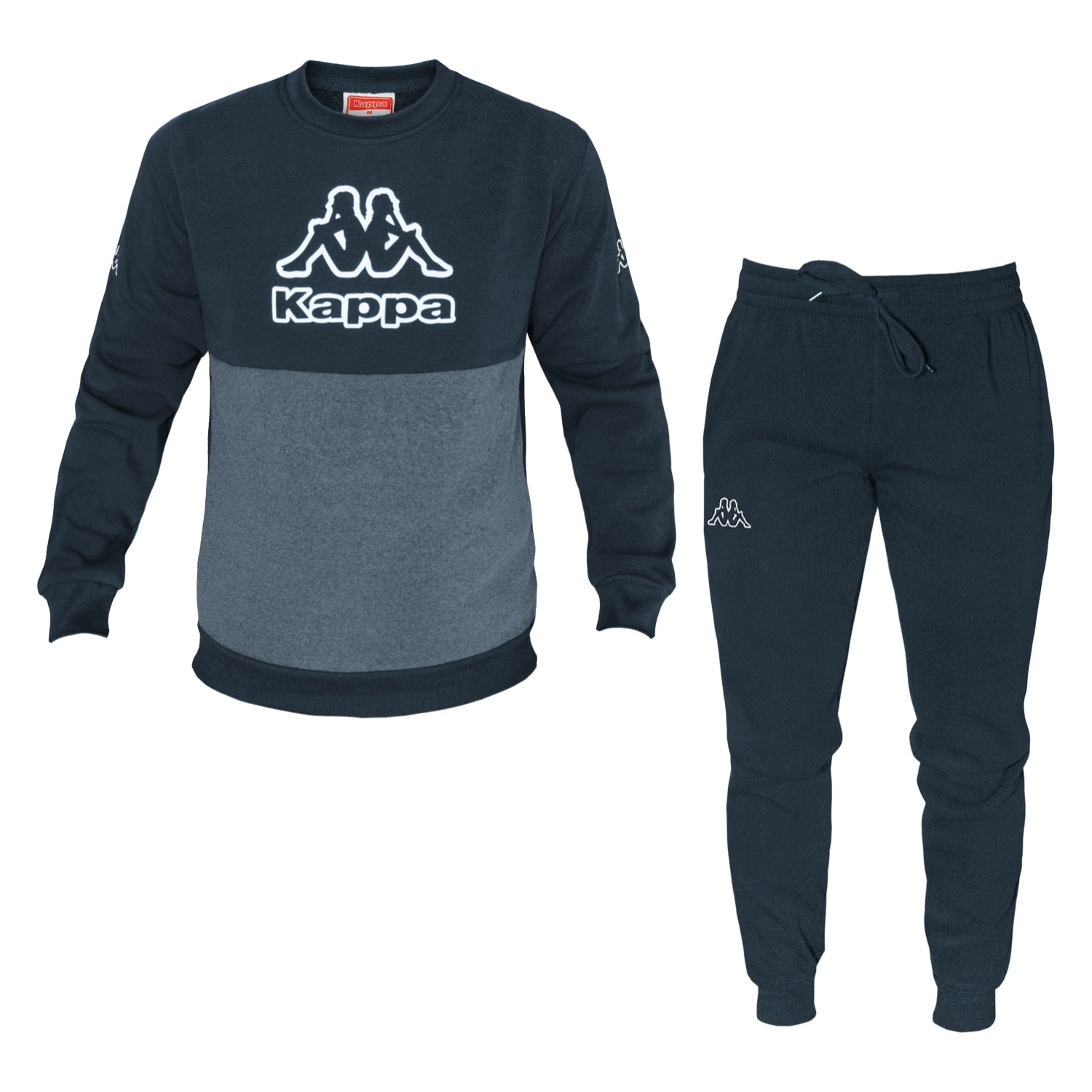 Tuta / Pigiama Uomo KAPPA Cotone Felpato Taglie Forti