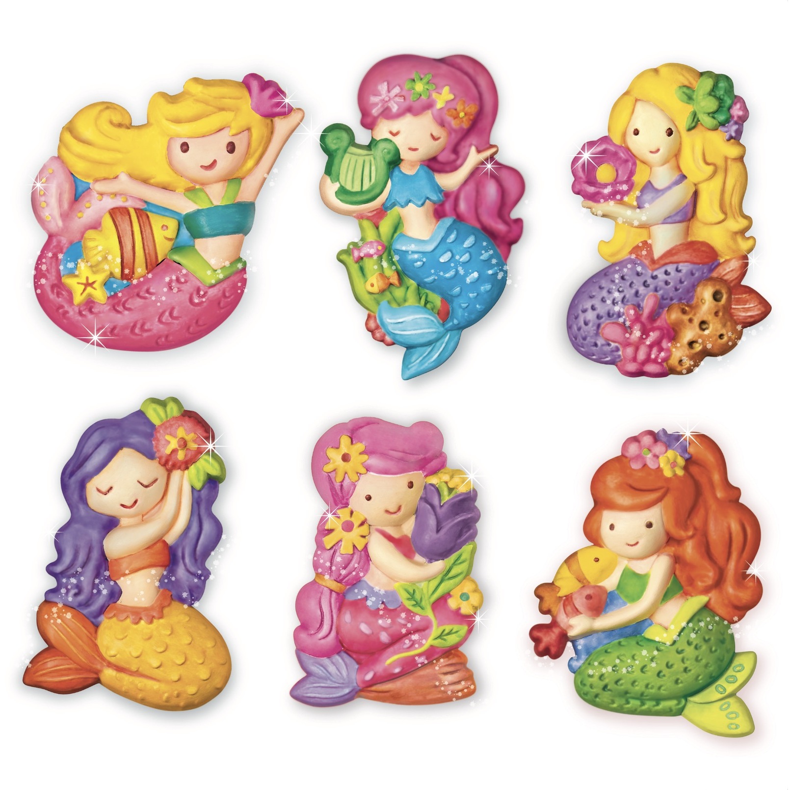 Modella & Dipingi Sirenette Glitter