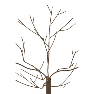 J-Line décoration arbre - métal - brun - small