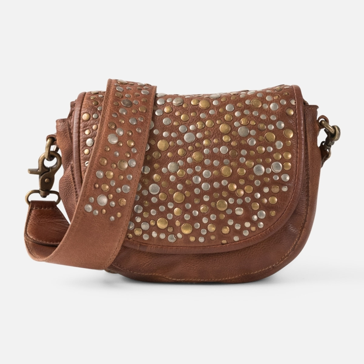 Bolso de hombro BIBA Lovington Stars de piel