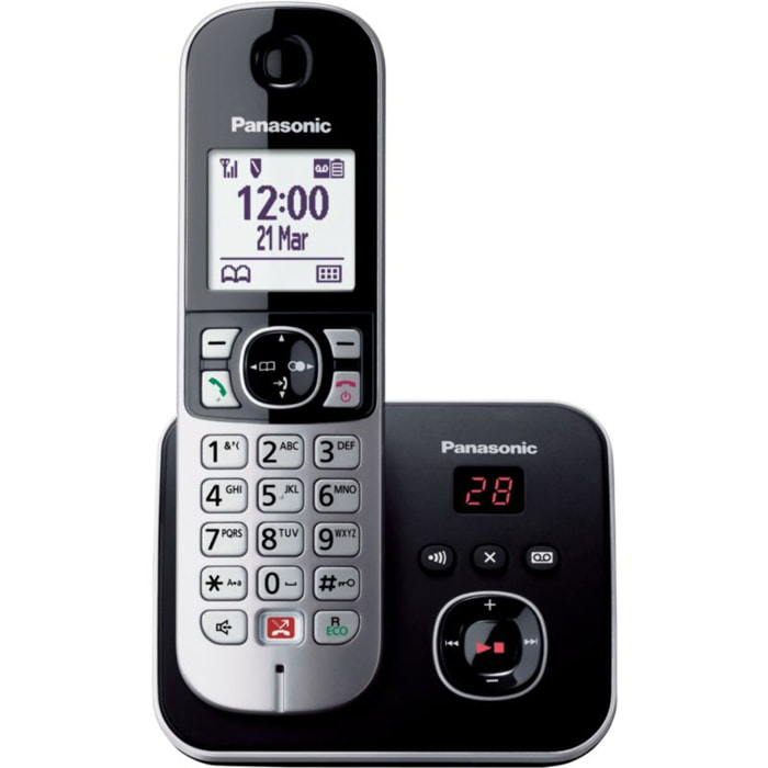 Téléphone sans fil PANASONIC KX-TG6861FRB