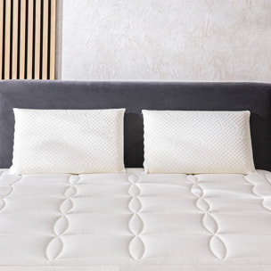 Matelas Empereur, Soutien Ferme, 33 cm, Gel & Mémoire de Forme, Fabrication Française, Déhoussable