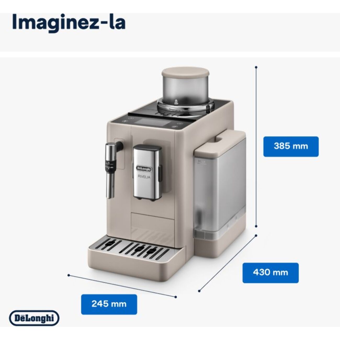 Expresso Broyeur DELONGHI FEB4435.BG Rivelia Beige