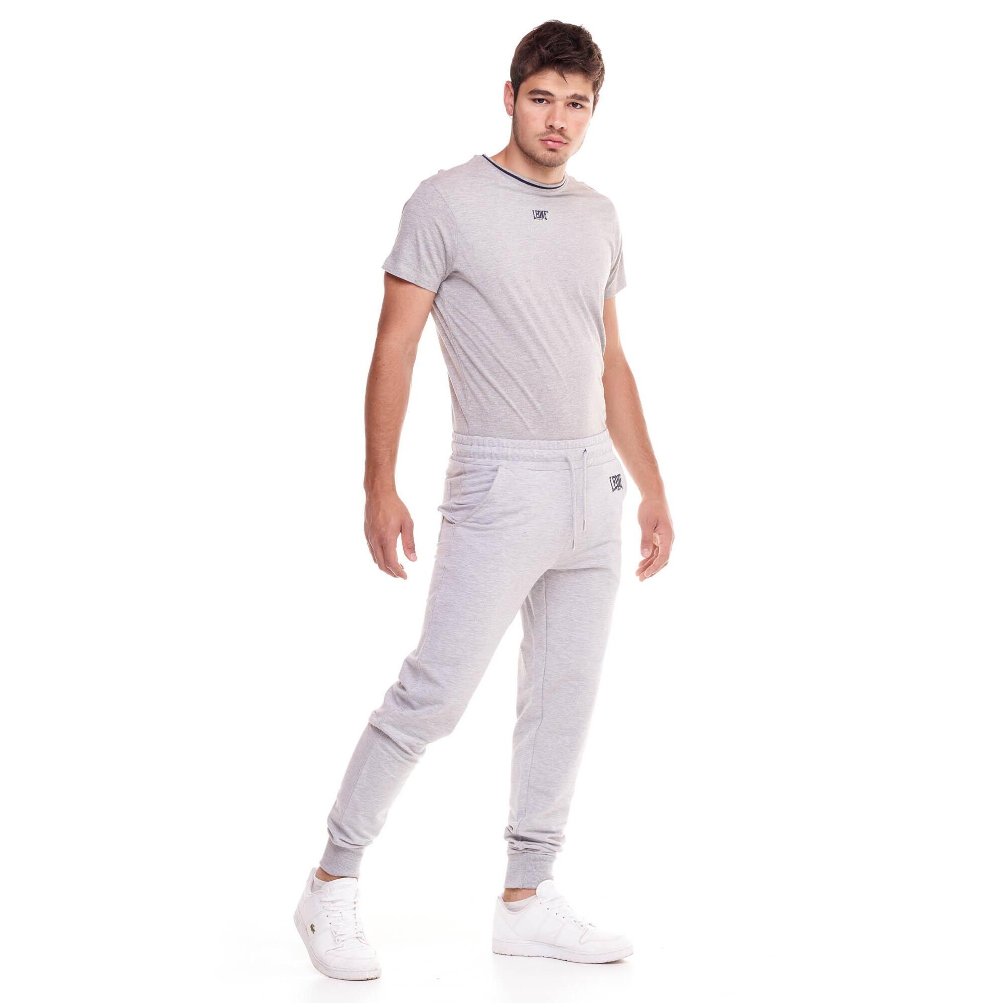 Pantalón deportivo de hombre Leone Basic con puños