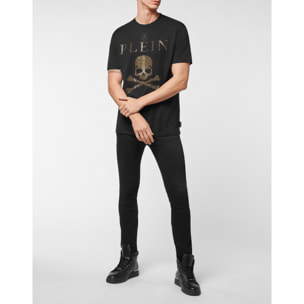 PHILIPP PLEIN T-Shirt Round Neck SKULL
