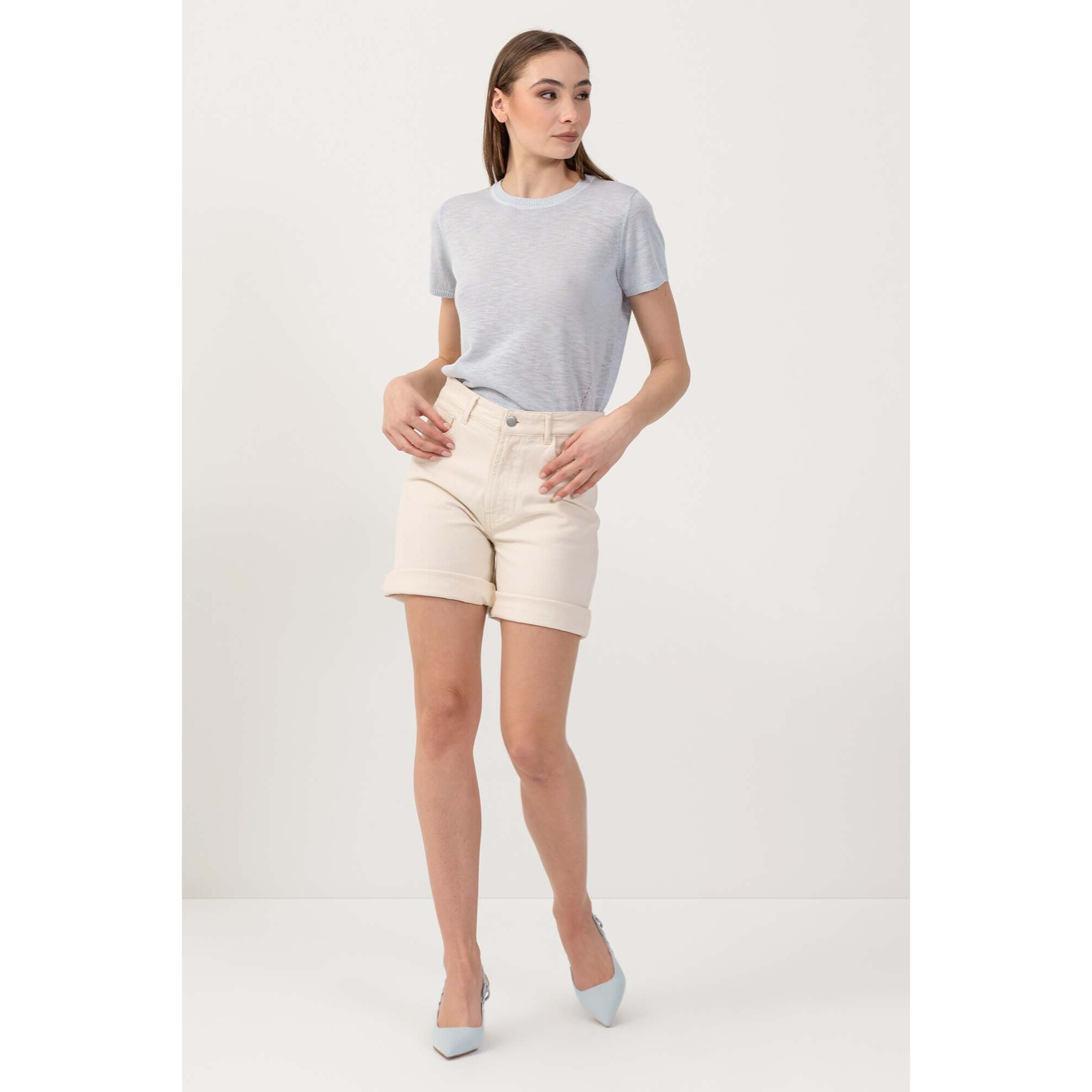 Kocca - Shorts con risvolto Donna
