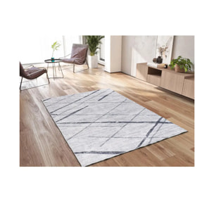 Alfombra impresa estilo étnico gris Class, varias medidas disponibles