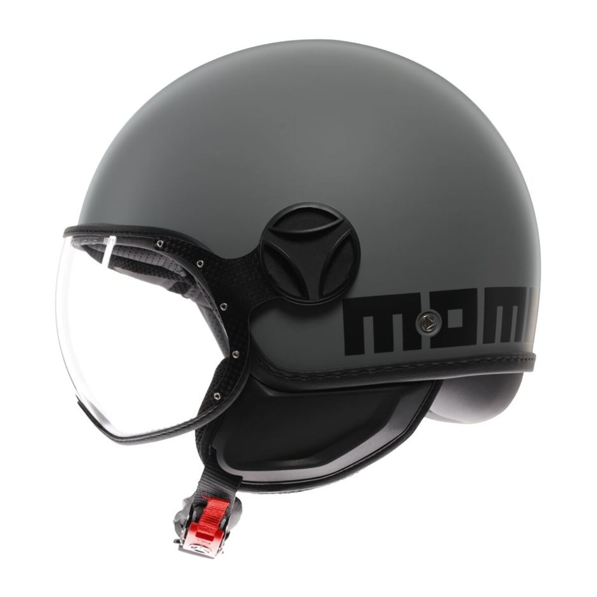 CASCO MOMO FGTR CLASSIC E2206 MONO MATT GREY/BLACK