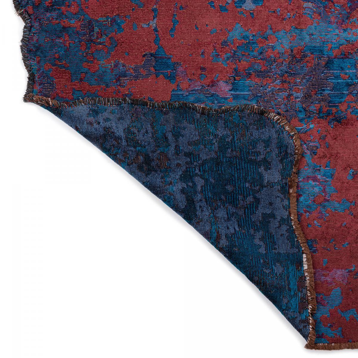 ATINOU Tapis salon kilim, Forme originale, Tissé à la main