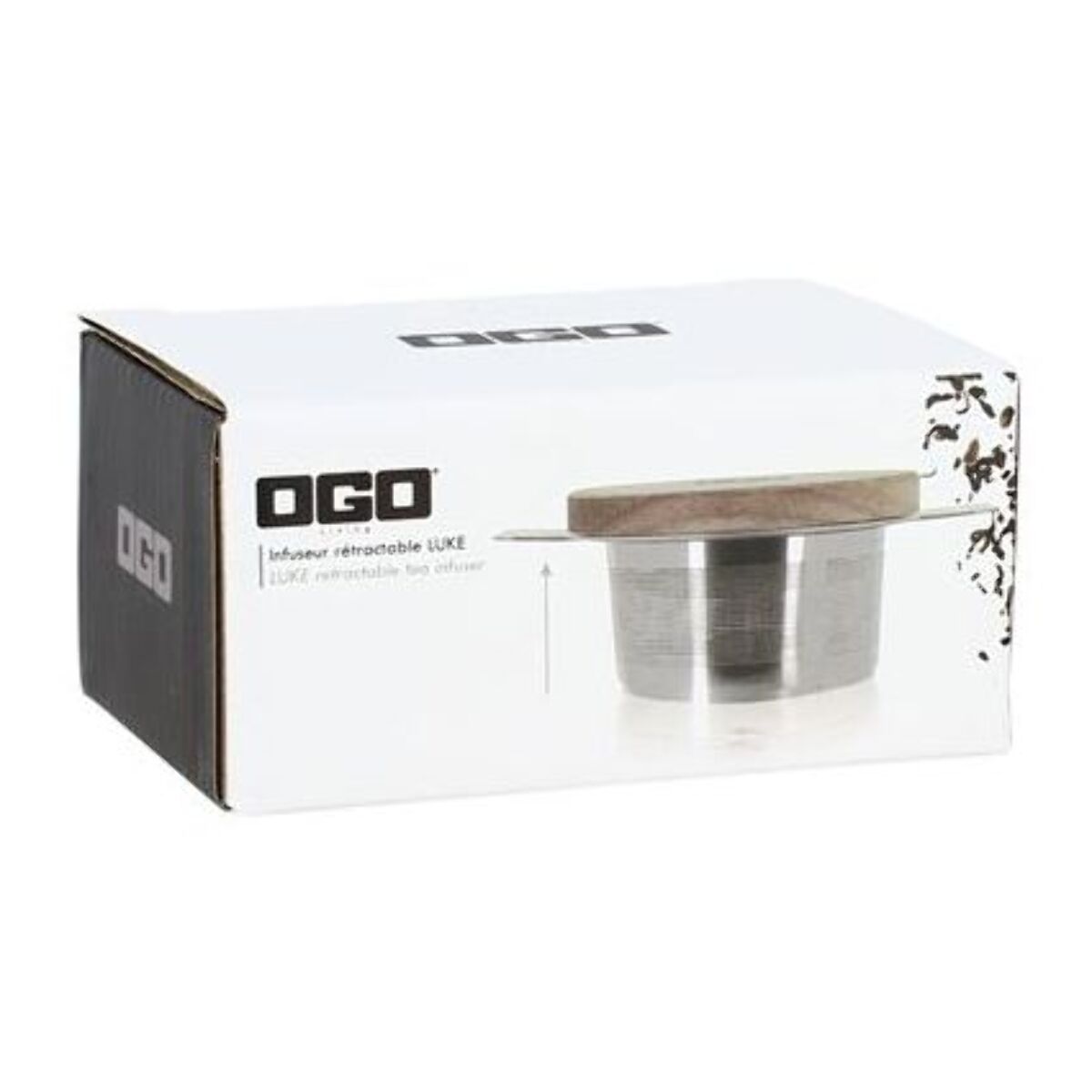 Infuseur à thé OGO LIVING Luke en inox retractable