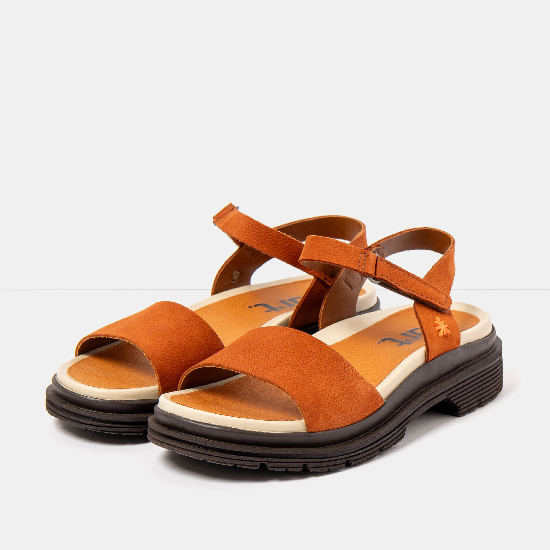 Sandalias 1548 NOBUCK D.ORANGE-BROWN/ BIRMINGHAM color Dark orange-brown