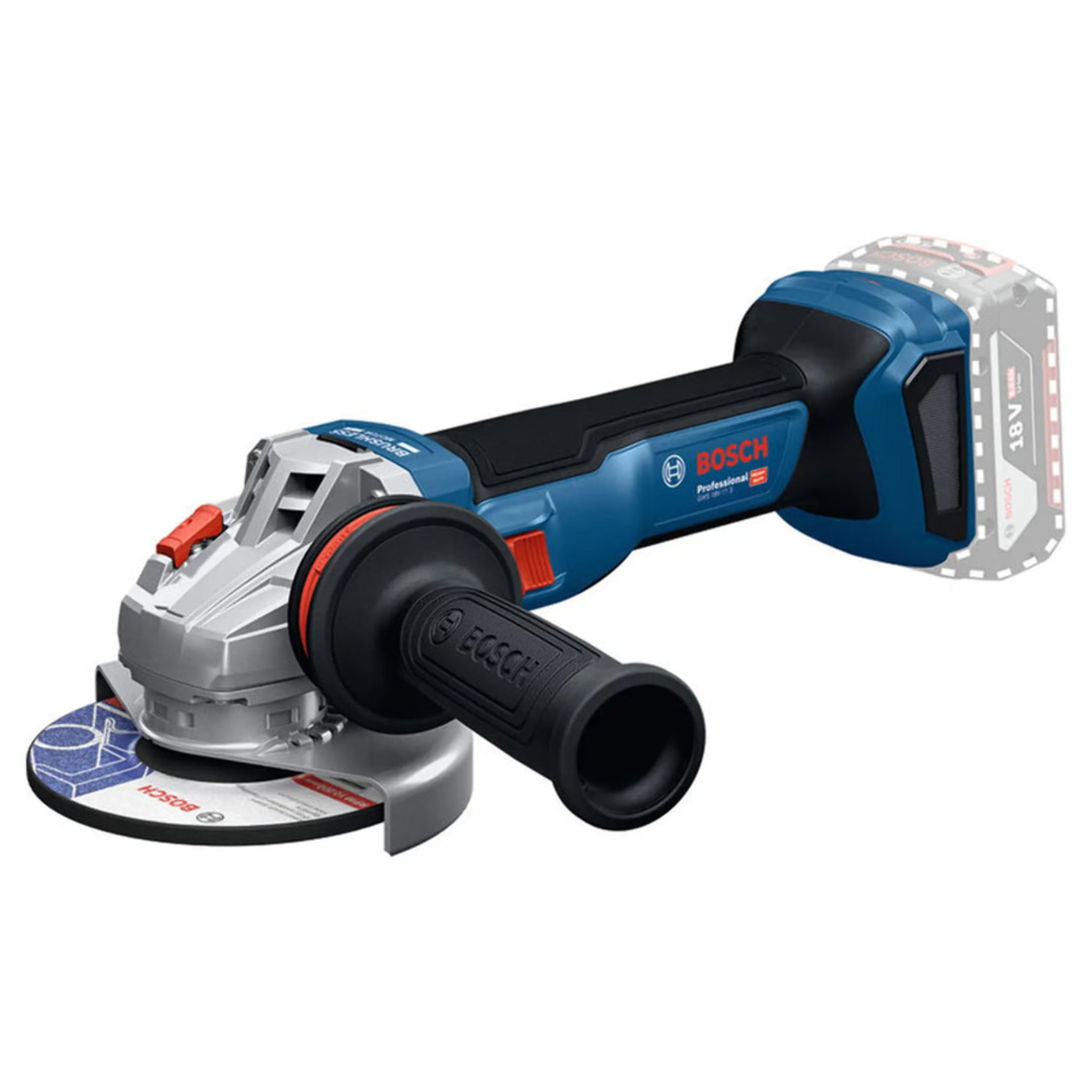 COMBO KIT 3 OUTILS : Perceuse Visseuse à percussions sans fil GSB 18V-25 + Marteau perforateur sans fil GBH 18V-18 + Meuleuse angulaire sans fil GWS 18V-8 + batteries GBA 2 x4,0Ah + chargeur GAL 18V-40 - SAC - BOSCH - 0615A500AG