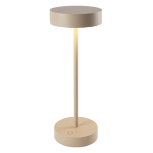 Lampe de table sans fil SANDY Sable H33 cm
