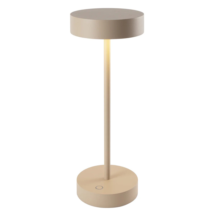 Lampe de table sans fil SANDY Sable H33 cm