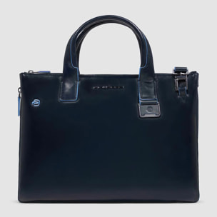 Piquadro Borsa porta pc e iPad® in pelle personalizzabile con protezioni antiurto e RFID