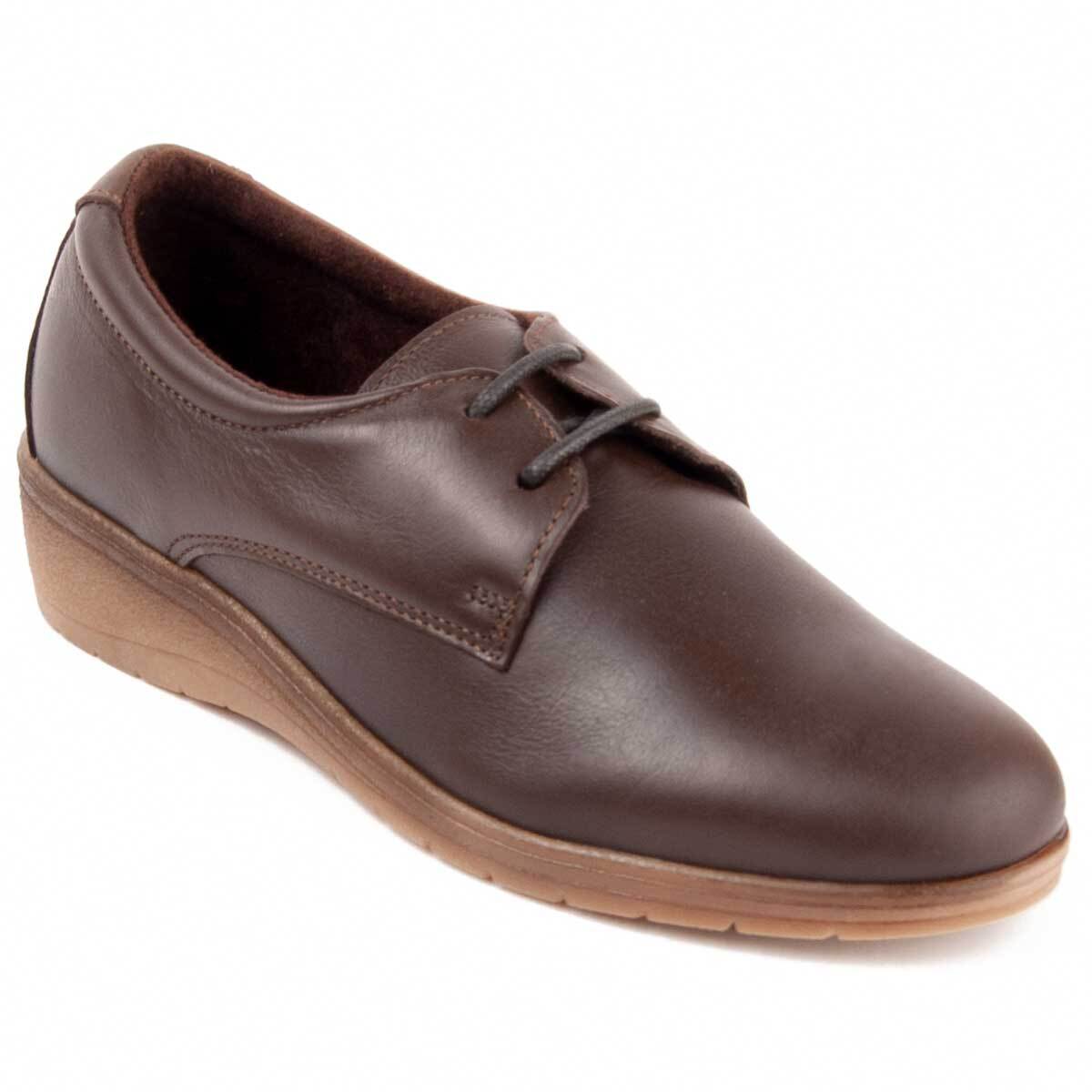 Oxford De Cuña - Marrón - Altura: 4 Cm