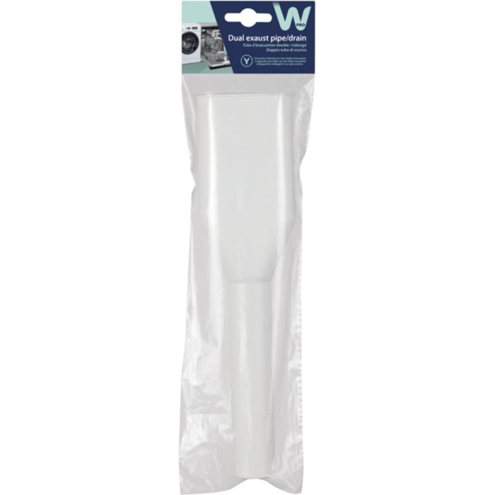 Y d'évacuation d'eau WPRO DEP 101 - Tube double évacuation LL+LV