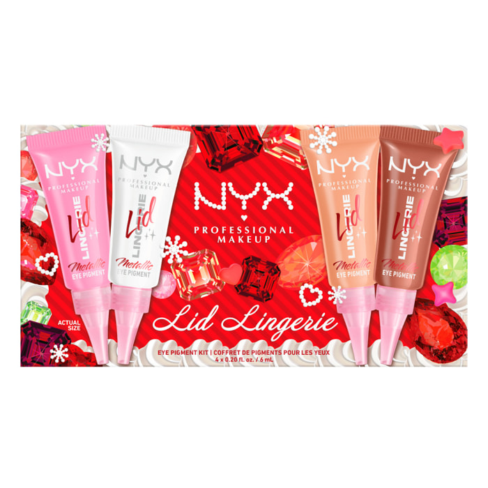 NYX Professional Makeup Bling The Halls Coffret Yeux Lid Lingerie