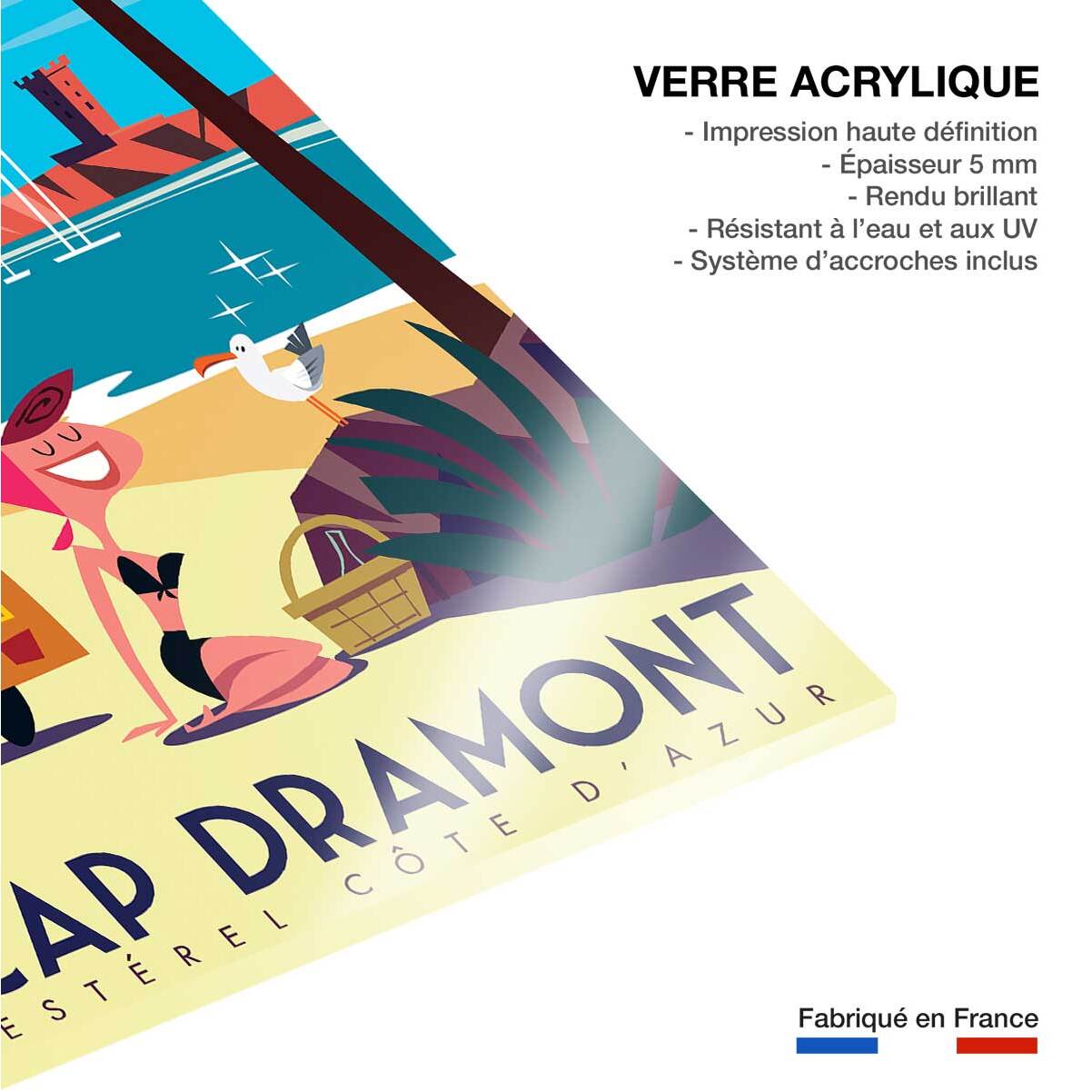 Tableau cap dramont Tableau plexiglas