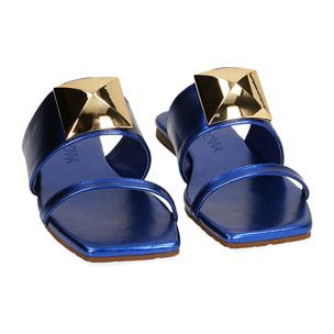 Chanclas laminadas azules