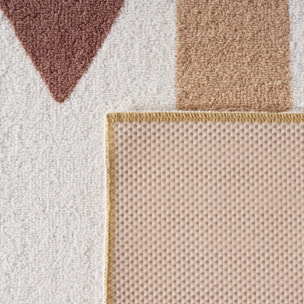 COCO - Tapis enfant crème lavable à motif arc