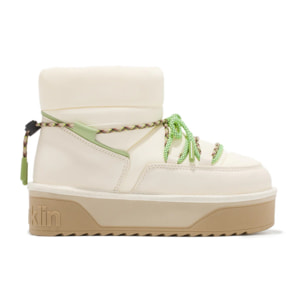 Botas de Mujer Exterior Acolchado Interior de Pelo Nordic V2 Low Lace Beige