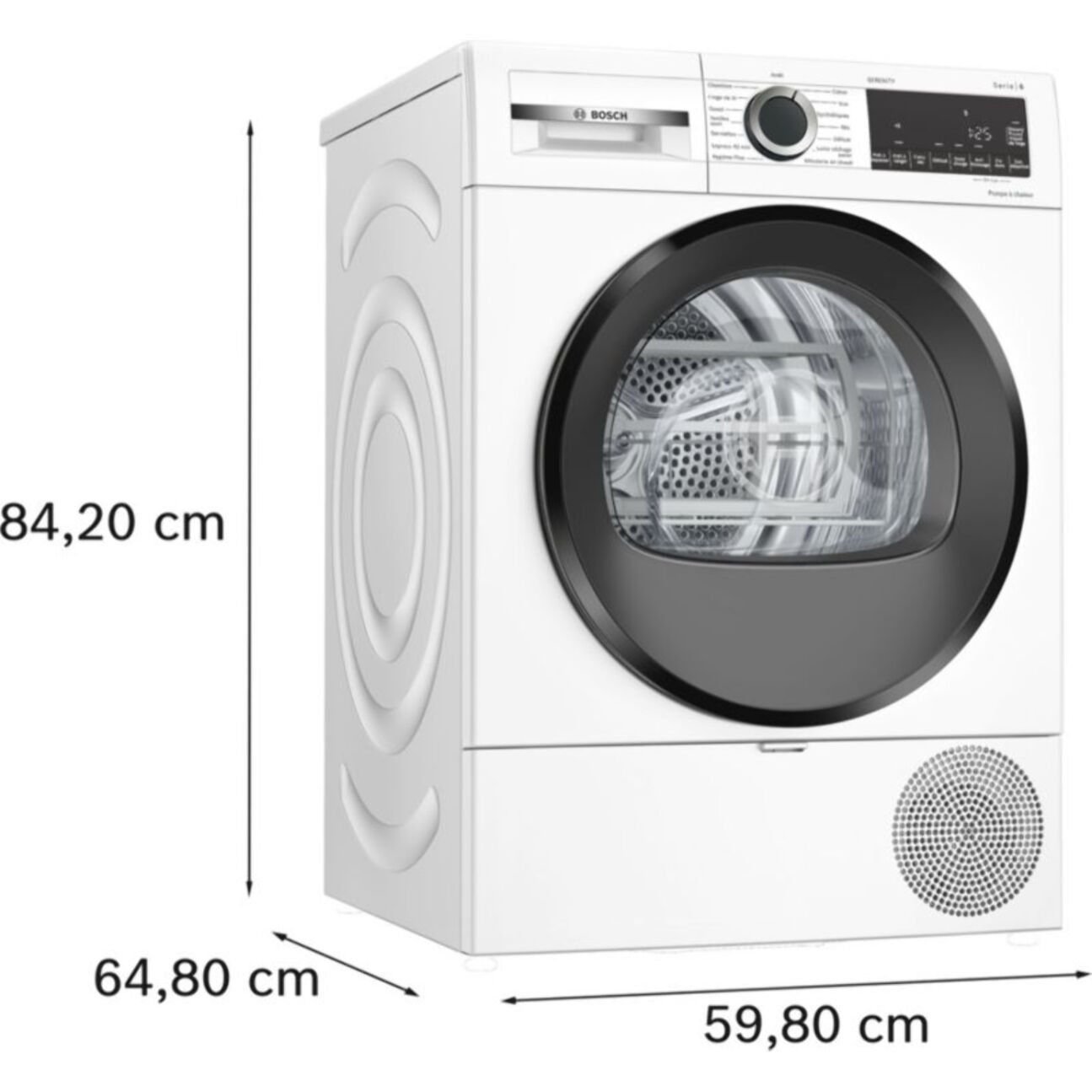 Sèche linge pompe à chaleur BOSCH WQG133DBFR