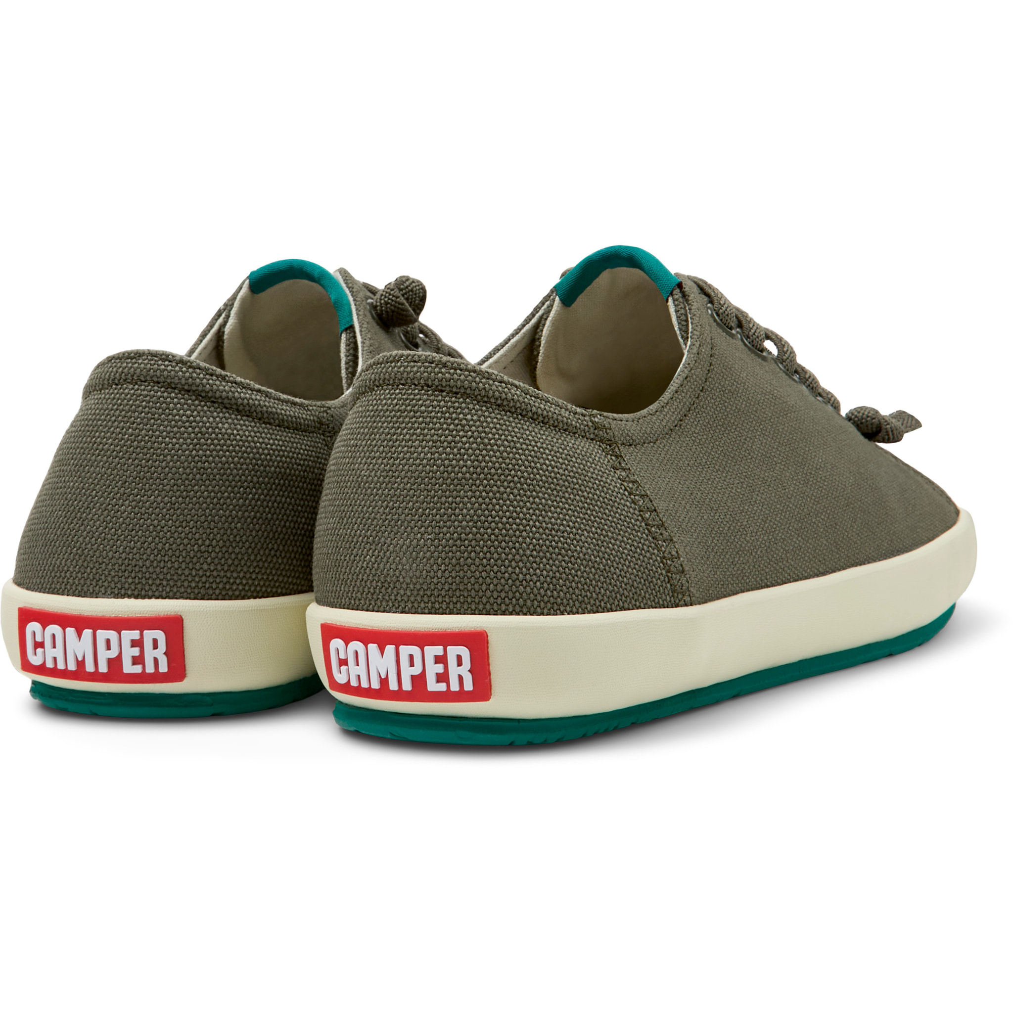 Sneakers - CAMPER Peu Rambla Vulcanizado - Verde - Tessuto naturale