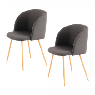 Chaise semi artisanal LOT DE 2 VENE