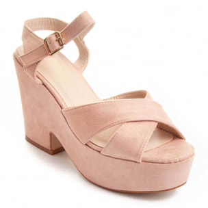 Sandalias de Tacón - Rosa - Altura: 10 cm