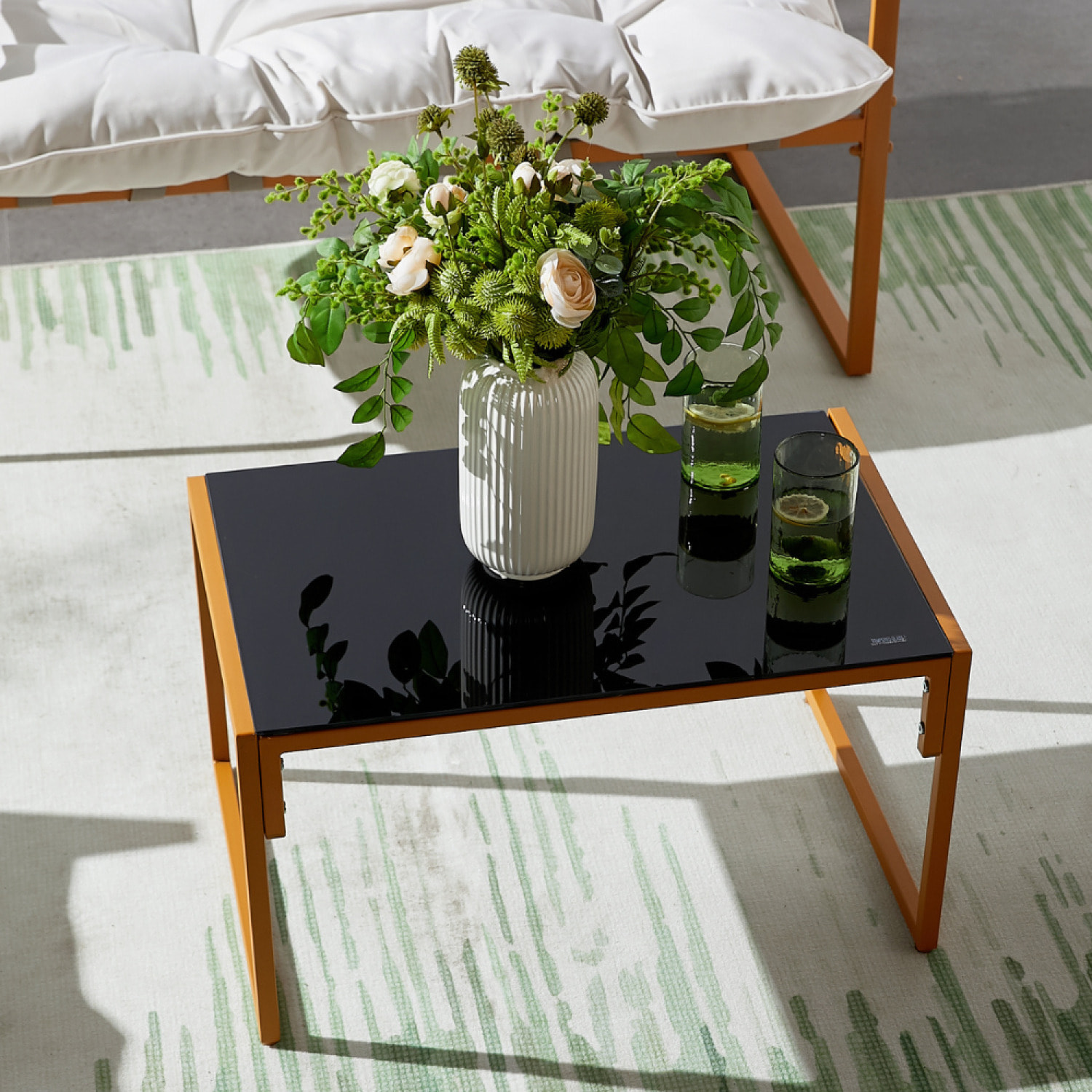 Salon de jardin effet bois LANA