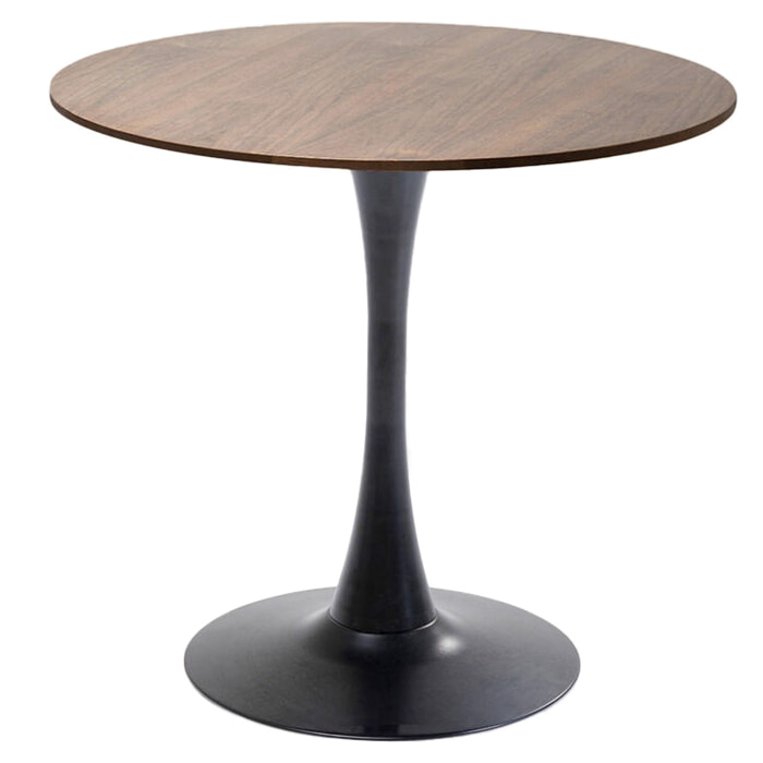 Table Schickeria noyer et noire Kare Design