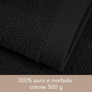INTRECCI HOME Telo Doccia, Asciugamano Grande in Puro Cotone 500 g, , Morbidezza Extra, Assorbenza Superiore, Elegante e Durevole,