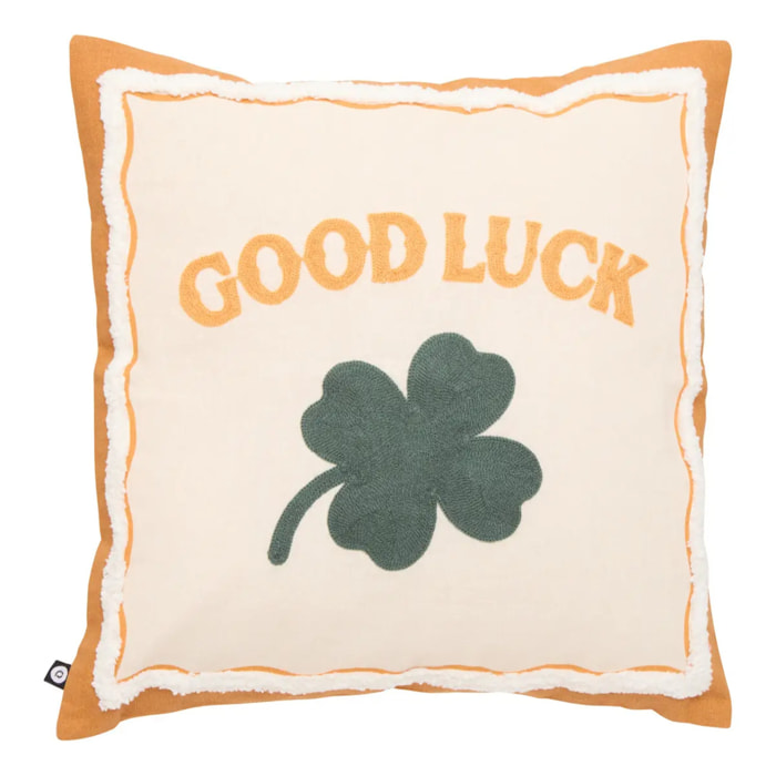 Coussin Bichette carré 40x40cm vert