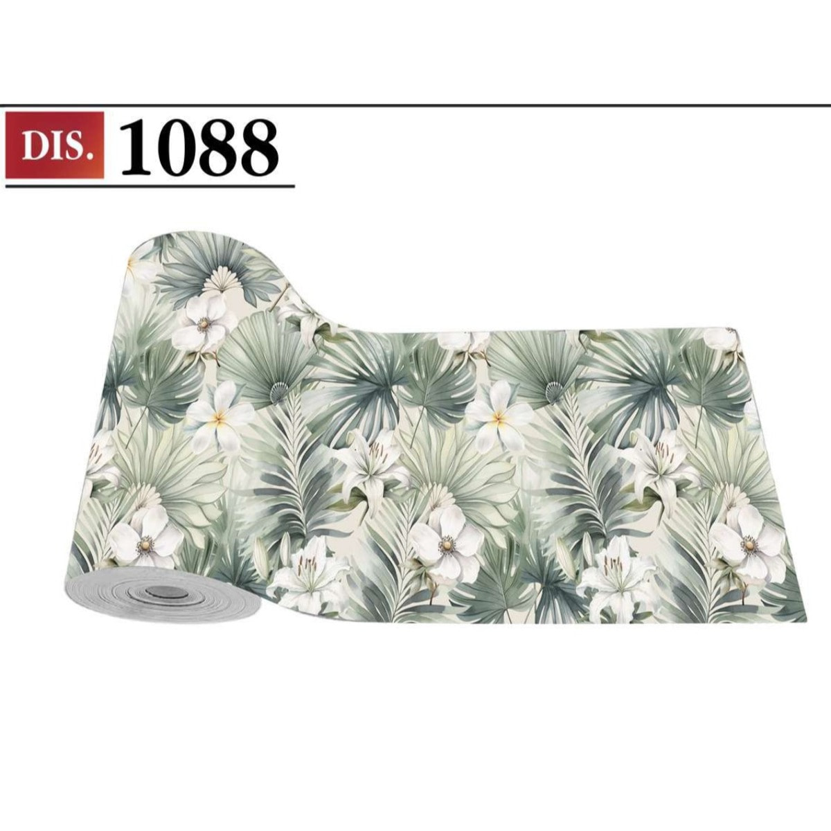 CASSESE HOME Passatoia/Tappeto Bordato in Poliestere con Retro Antiscivolo in PVC Made in Italy_Dec.1088