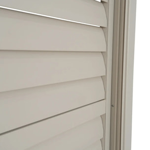 Persienne pour Pergola bioclimatique Evora 6x3,6 m argile