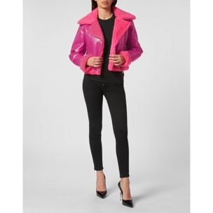 PHILIPP PLEIN Chaqueta motera SKULL&BONES