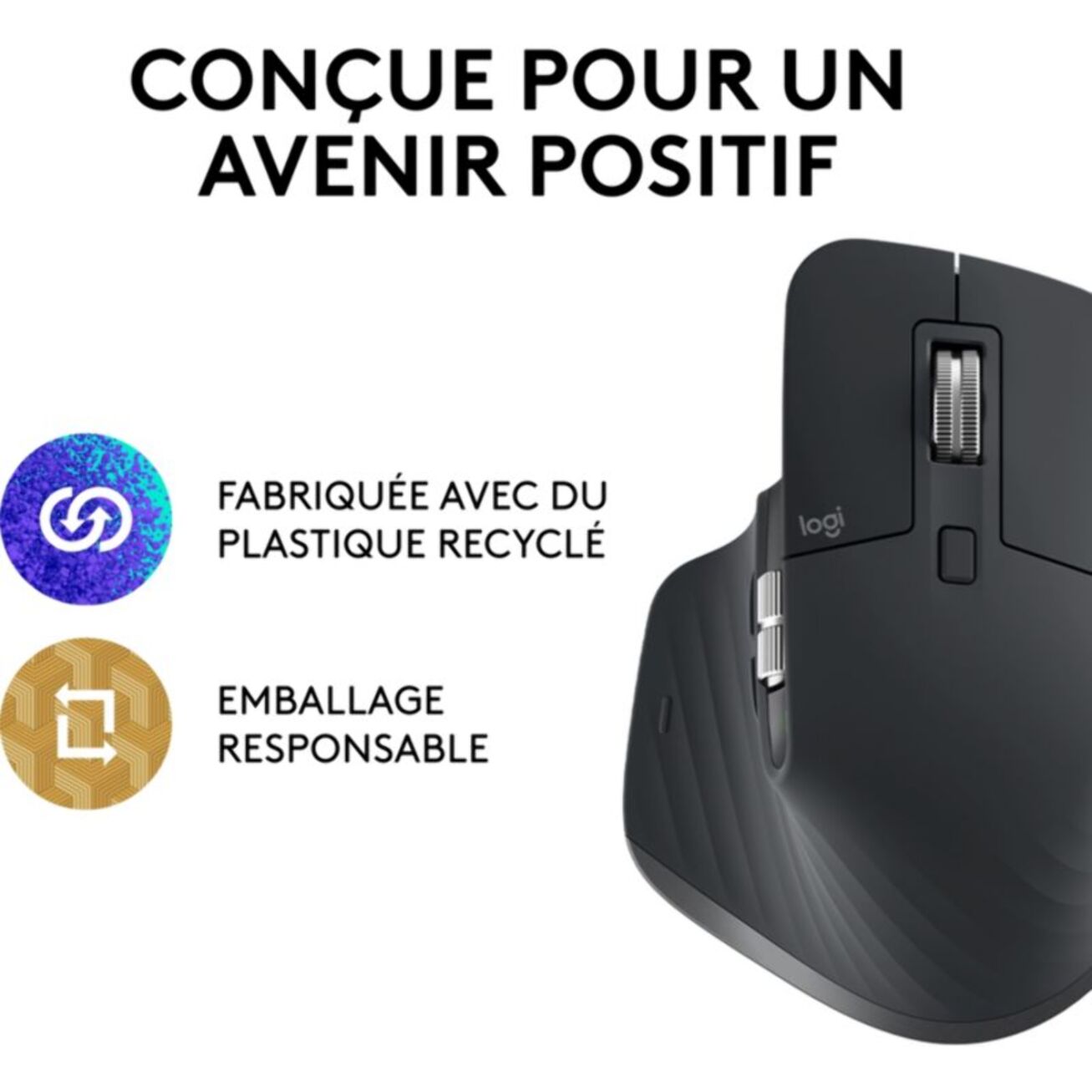 Souris sans fil LOGITECH MX Master 3s Graphite Ergonomique