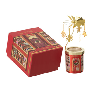 J-Line bougie parfumée Carousel Surprise Window - mix/corail