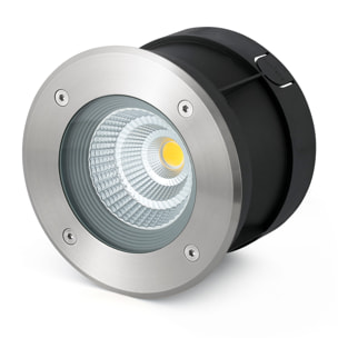 SURIA-12 LED Lampe encastrable inox 24°