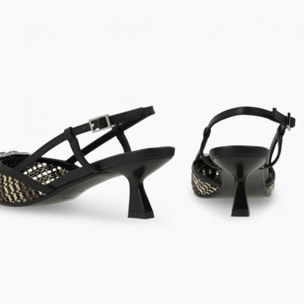 ZAPATOS DE SALÓN NEGROS A-CADIZ